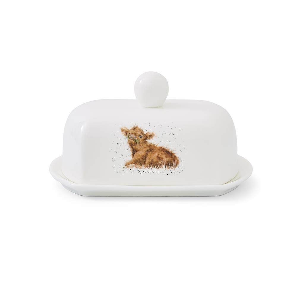 WRENDALE COVERED BUTTER DISH - CALF