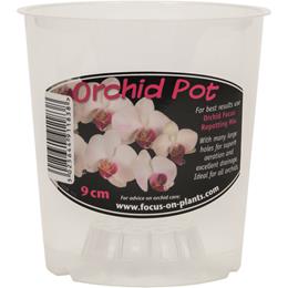 Clear Orchid Pot 9cm