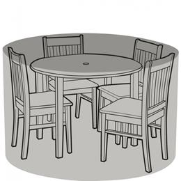 4 Seater Round Furniture Set Cover