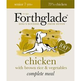 Forthglade Complete Meal Senior Chicken With Brown Rice & Veg (395g)