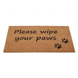 Please Wipe Your Paws Coir Mat L 75cm x W 45cm 