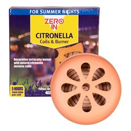 Citronella Burner and 6 Coil Pack