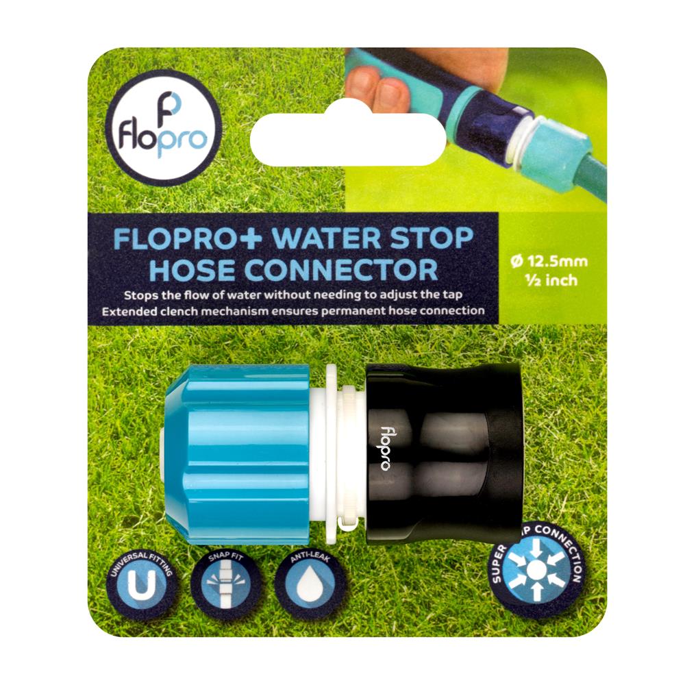 Flopro + Water Stop Hose Connector