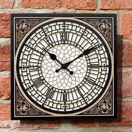 Little' Ben Wall Clock 12" X 12" 30Cm X 30Cm
