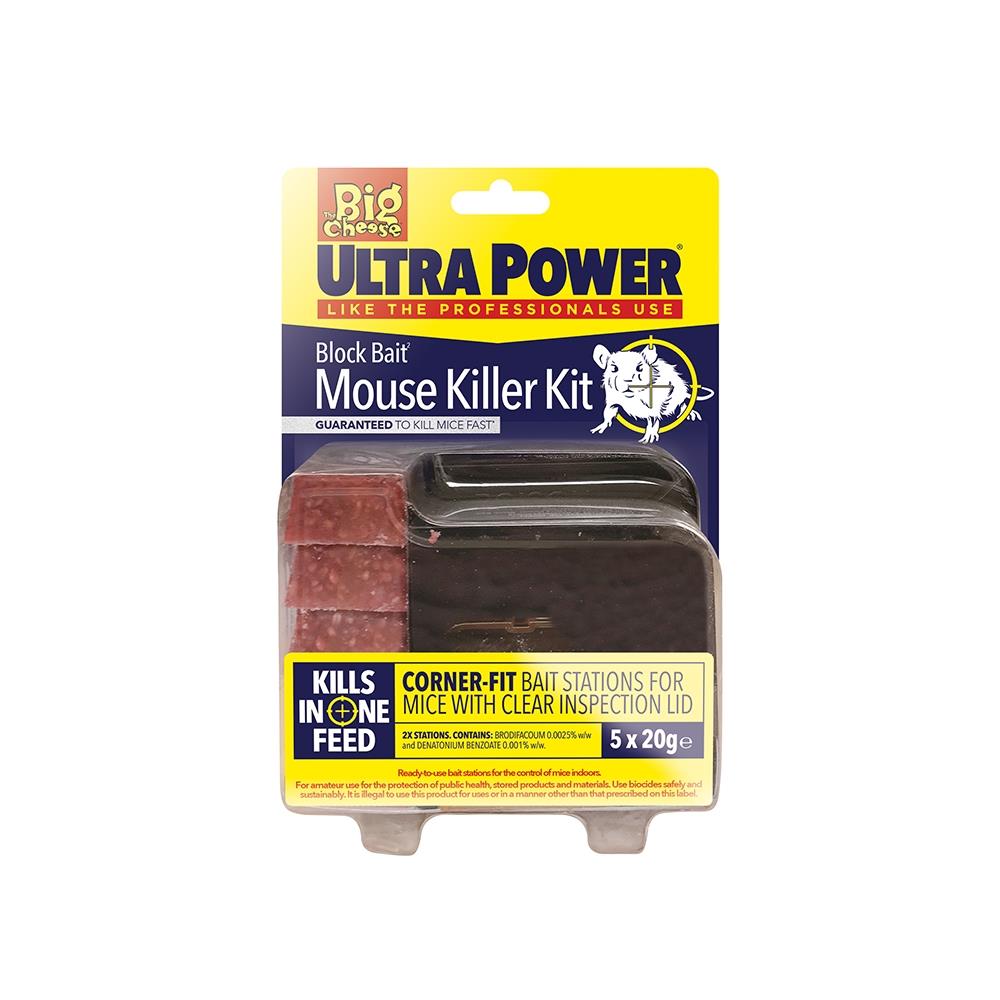 Ultra Power Block Bait Mouse Killer Station Refills