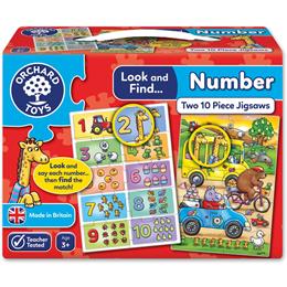 Look and Find Number Jigsaw 
