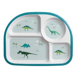 Childrens Melamine Dinosaurs Divider Plate