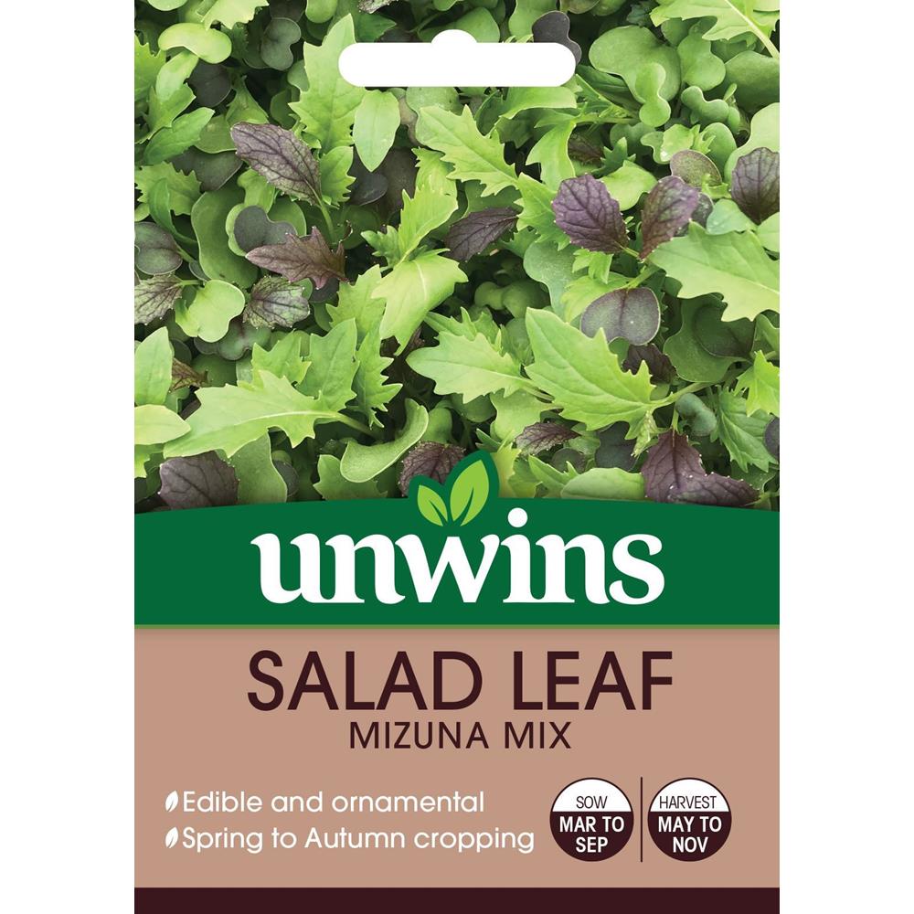 Salad Leaf Mizuna Mix