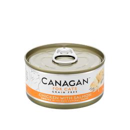 CANAGAN CAT CAN CHICKEN WITH SALMON 75G