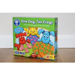 One Dog Ten Frogs 
