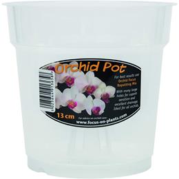 Clear Orchid Pot 13cm