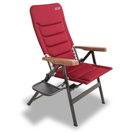 Bordeaux Pro Easy chair with side table - Red
