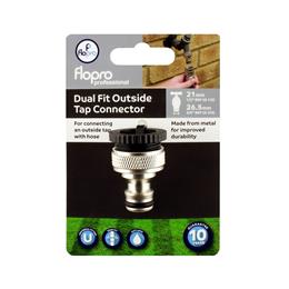 Flopro Professional Dual Fit Outside Tap Connector