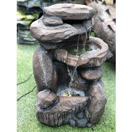Rock Fountain with LEDs
