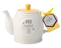 Bee Happy Tea Pot