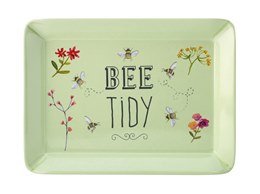 Bee Happy Melamine Scatter Tray "Bee Tidy"