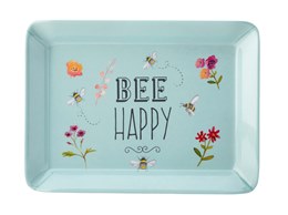 Bee Happy Melamine Scatter Tray "Bee Happy"