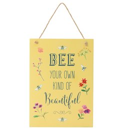 Bee Happy Beautiful Wall Plaque