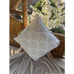 Shell Cushion Silver Grey (50x50cm)
