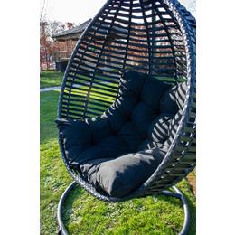 Amadora Egg Chair in Black